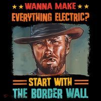 Wanna Make Everything Electric? Start With The Border Wall Womens T-Shirt