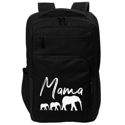 Wo Mama Elephant Cute Mother's Day Gift Mom Wo Mommy VNeck Impact Tech Backpack