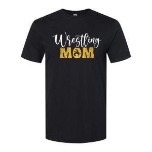 Wrestling Mom Funny Wrestling Sport Lover Mother's Day Mom Softstyle CVC T-Shirt