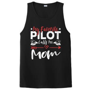 Wo My Favorite Pilot Calls Me Mom Pilot’s Mom PosiCharge Competitor Tank