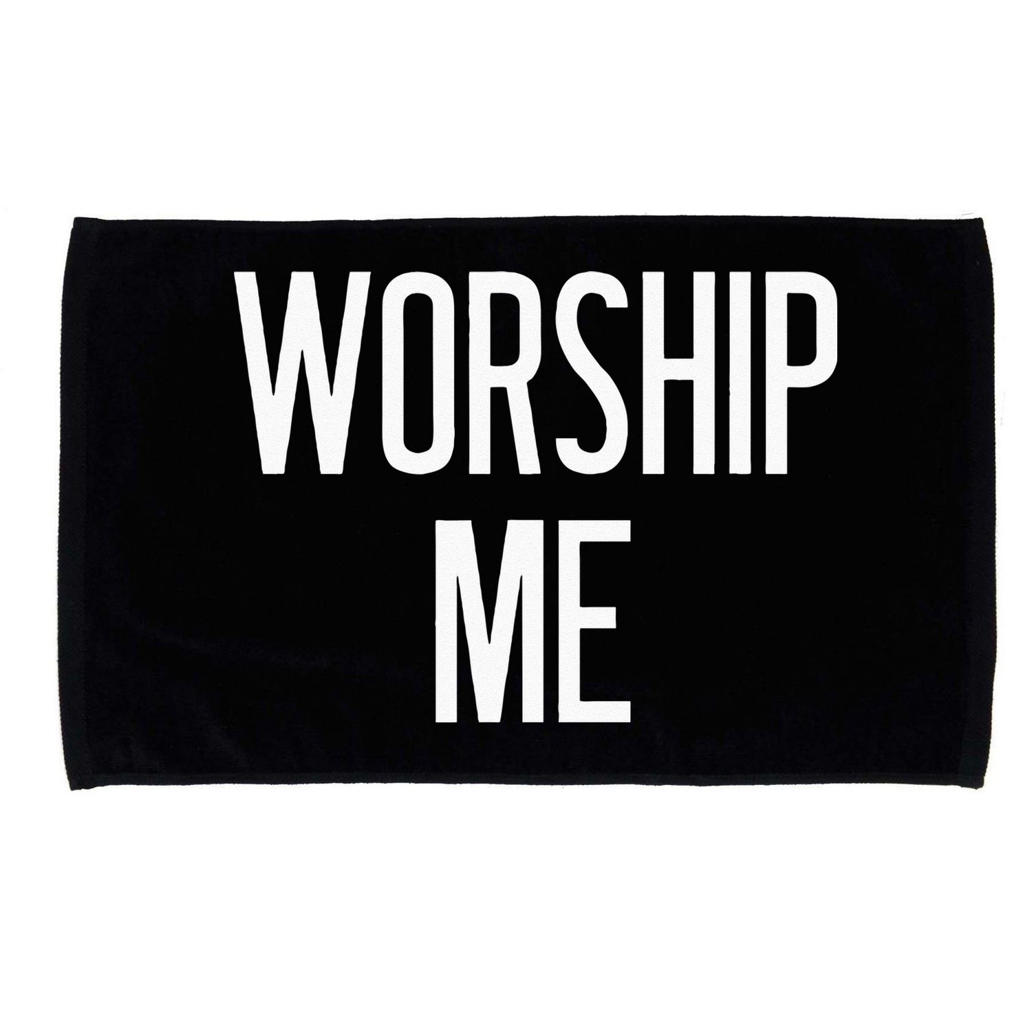 Worship Me Funny Jokes Sarcastic Sayings Microfiber Hand Towel