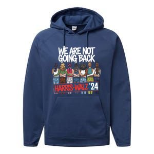 We Move Forward: Harriswalz  For Change Gift Performance Fleece Hoodie