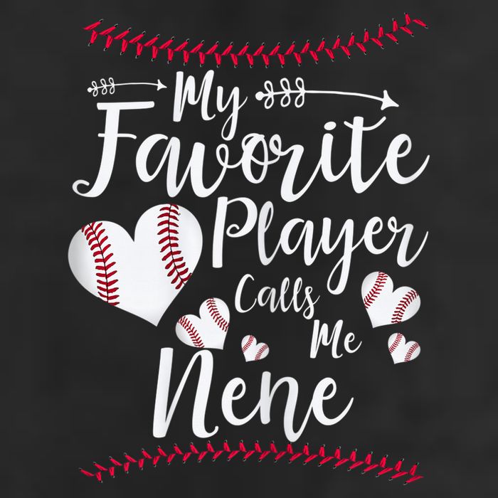 Wo My Favorite Player Calls Me Nene Baseball Heart Cool Comfort Performance Bucket Hat