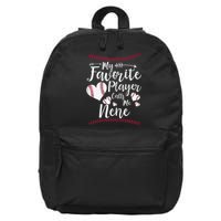Wo My Favorite Player Calls Me Nene Baseball Heart 16 in Basic Backpack