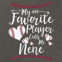 Wo My Favorite Player Calls Me Nene Baseball Heart Cotton Canvas Backpack