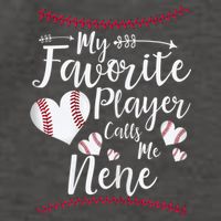 Wo My Favorite Player Calls Me Nene Baseball Heart Vector Backpack