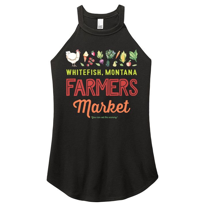 Whitefish Montana Farmers Market Women's Perfect Tri Rocker Tank