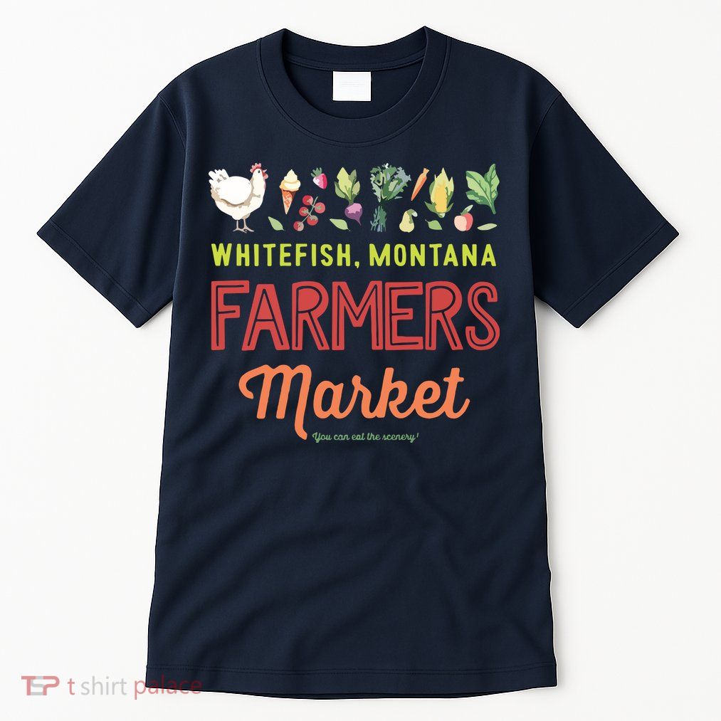 Whitefish Montana Farmers Market Tall T-Shirt