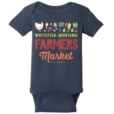 Whitefish Montana Farmers Market Baby Bodysuit