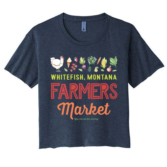 Whitefish Montana Farmers Market Crop Top
