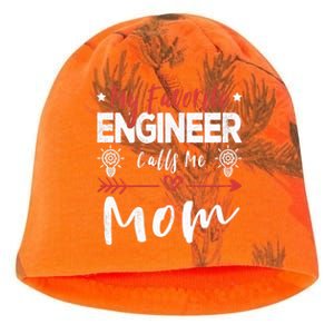 Wo My Favorite Engineer Calls Me Mom Engineer Mom Kati - Camo Knit Beanie