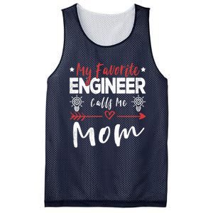 Wo My Favorite Engineer Calls Me Mom Engineer Mom Mesh Reversible Basketball Jersey Tank