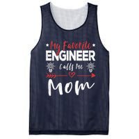 Wo My Favorite Engineer Calls Me Mom Engineer Mom Mesh Reversible Basketball Jersey Tank