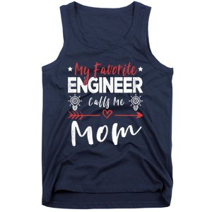 Wo My Favorite Engineer Calls Me Mom Engineer Mom Tank Top