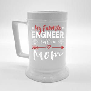 Wo My Favorite Engineer Calls Me Mom Engineer Mom Beer Stein