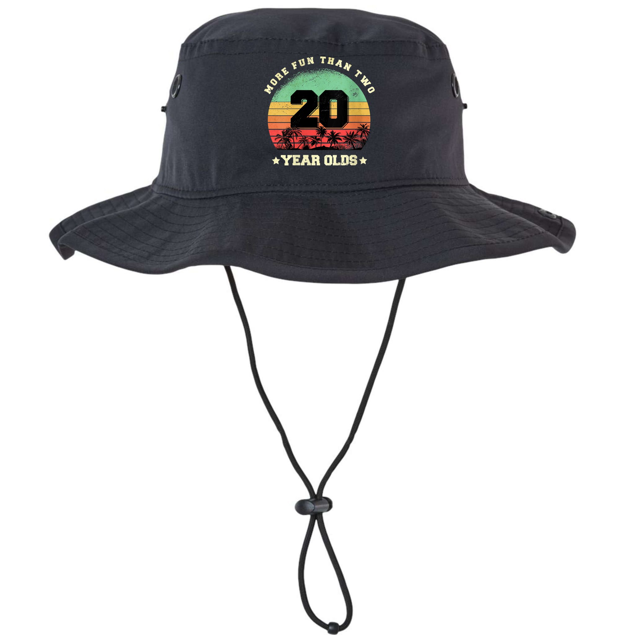 Wom.e.ns More Fun Than Two Twenty Year Olds 40th Birthday V-Neck Bucket Hat