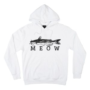 Wels Meow Funny Catfish Fishing Fisherman Gift Hoodie