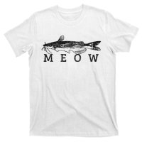 Wels Meow Funny Catfish Fishing Fisherman Gift T-Shirt