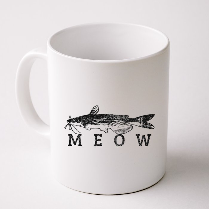 Wels Meow Funny Catfish Fishing Fisherman Gift Coffee Mug