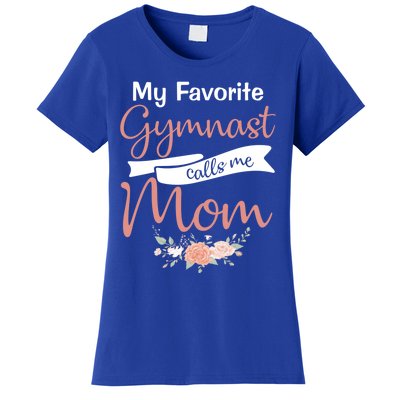 Wo My Favorite Gymnast Calls Me Mom Cute Gift Women's T-Shirt