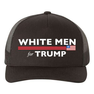 White M.E.N. For Trump Yupoong Adult 5-Panel Trucker Hat