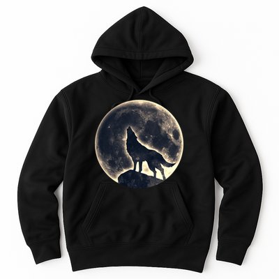 Wolf Moon Fantasy Wild Dog Wolves Hoodie
