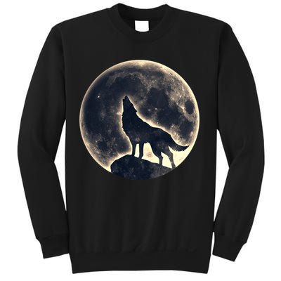 Wolf Moon Fantasy Wild Dog Wolves Sweatshirt