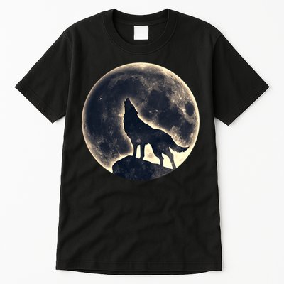 Wolf Moon Fantasy Wild Dog Wolves Tall T-Shirt