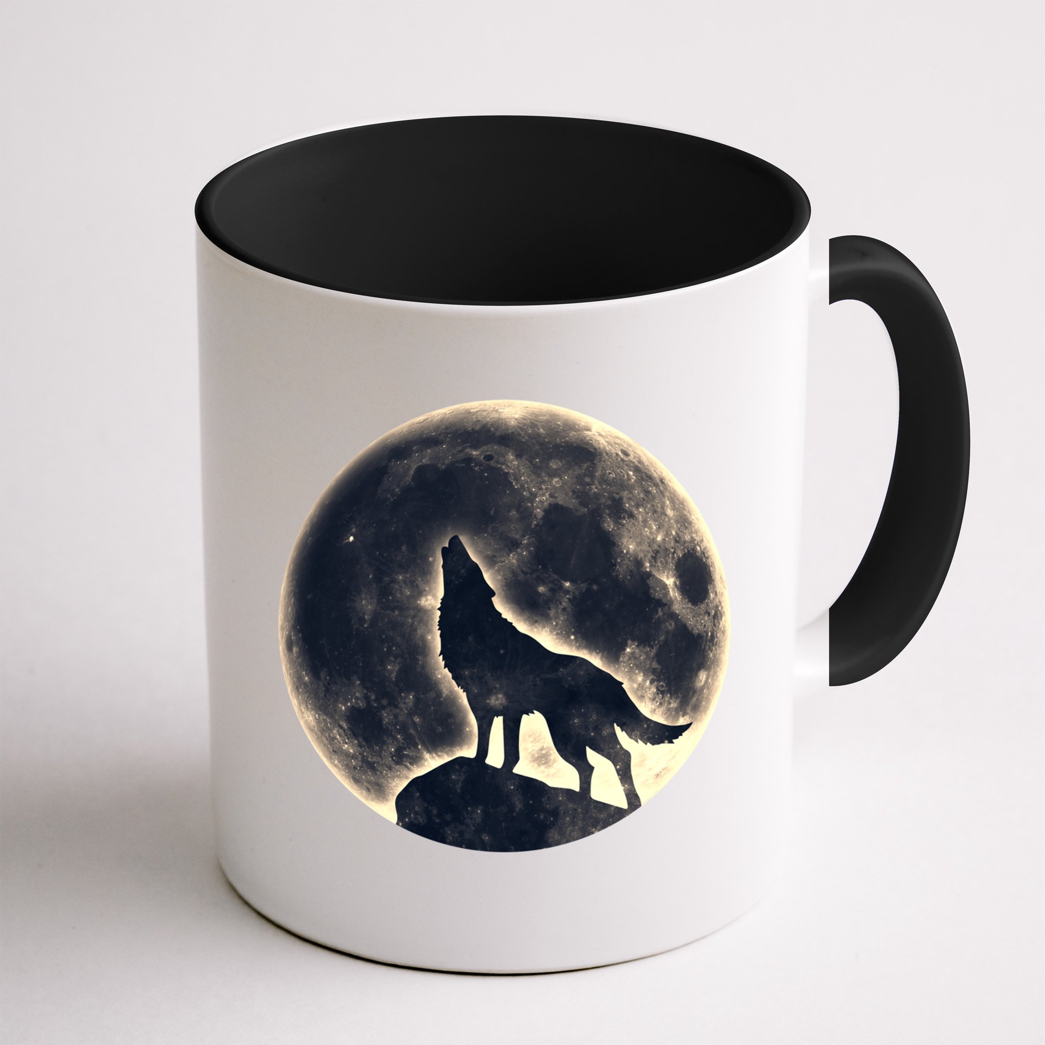 Wolf Moon Fantasy Wild Dog Wolves Mug
