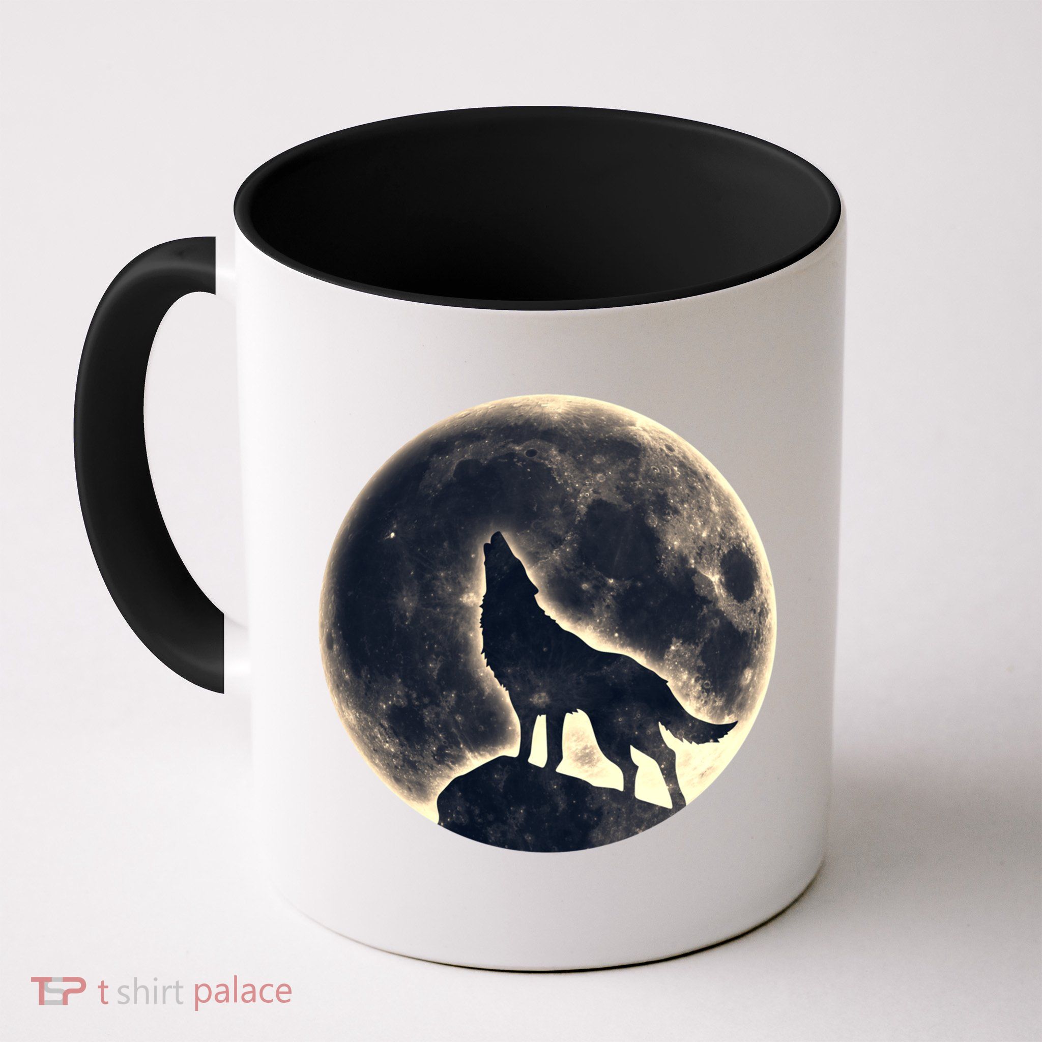 Wolf Moon Fantasy Wild Dog Wolves Mug