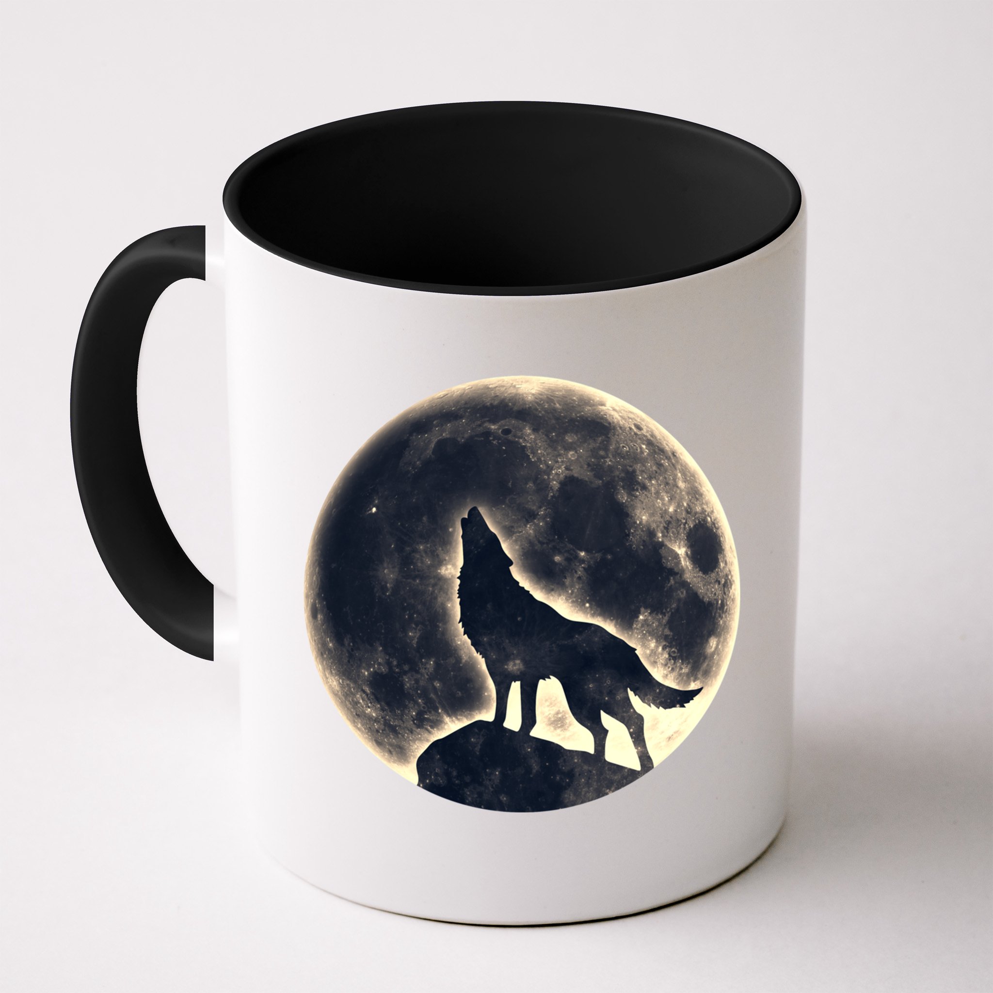Wolf Moon Fantasy Wild Dog Wolves Mug