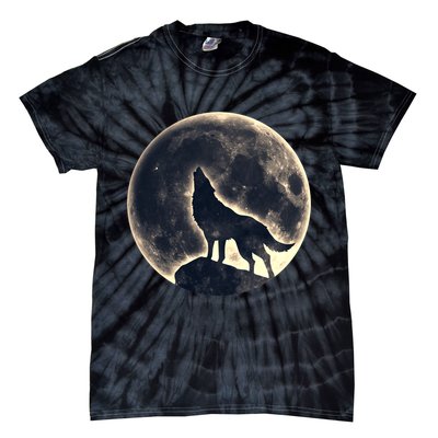 Wolf Moon Fantasy Wild Dog Wolves Tie-Dye T-Shirt