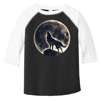 Wolf Moon Fantasy Wild Dog Wolves Toddler Fine Jersey T-Shirt