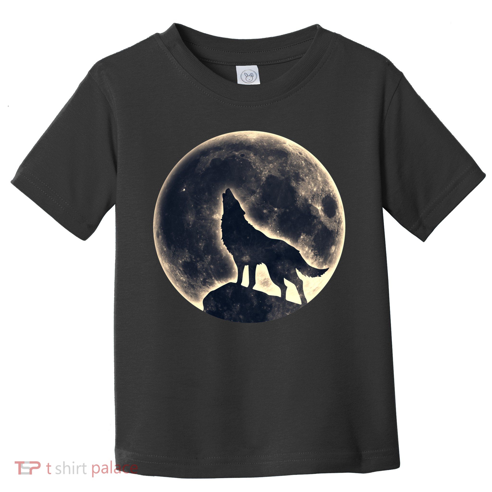 Wolf Moon Fantasy Wild Dog Wolves Toddler T-Shirt
