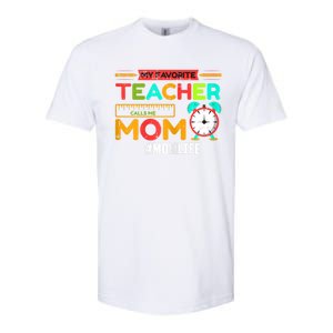 Womens My Favorite Teacher Mothers Day Retro Mom Life Momma Softstyle CVC T-Shirt