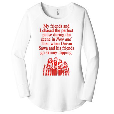 Waveygoodsco My Friends And I Chased The Perfect Pause During The Scene In Women's Perfect Tri Tunic Long Sleeve Shirt