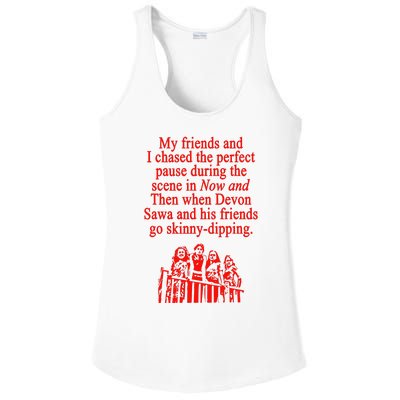 Waveygoodsco My Friends And I Chased The Perfect Pause During The Scene In Ladies PosiCharge Competitor Racerback Tank