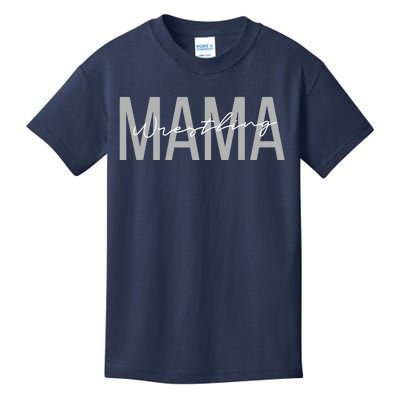 Wrestling Mom for Wo Funny Mama Wrestle Wrestler Kids T-Shirt