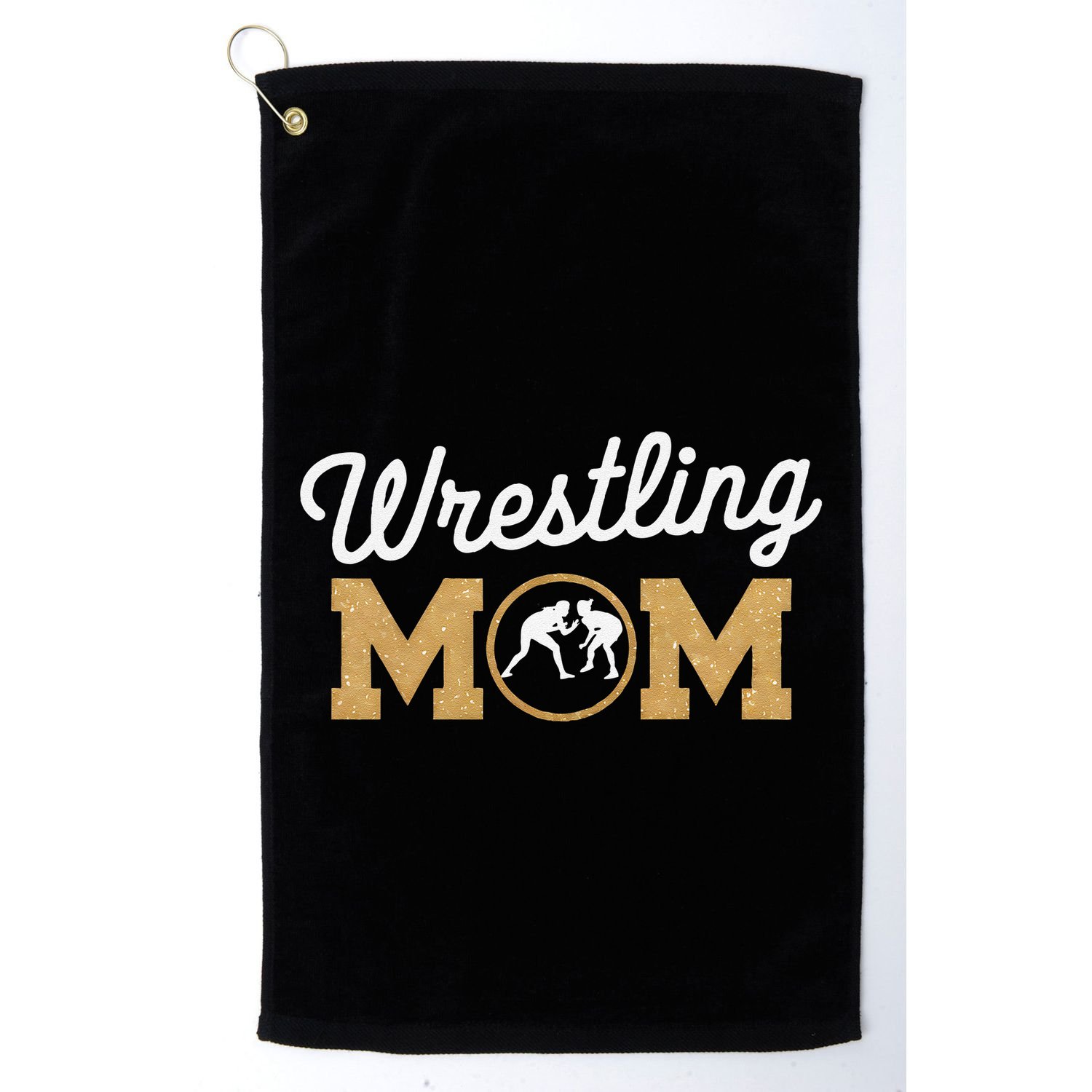 Wrestling Mom Funny Wrestling For Women Wrestler Mom Golf Towel