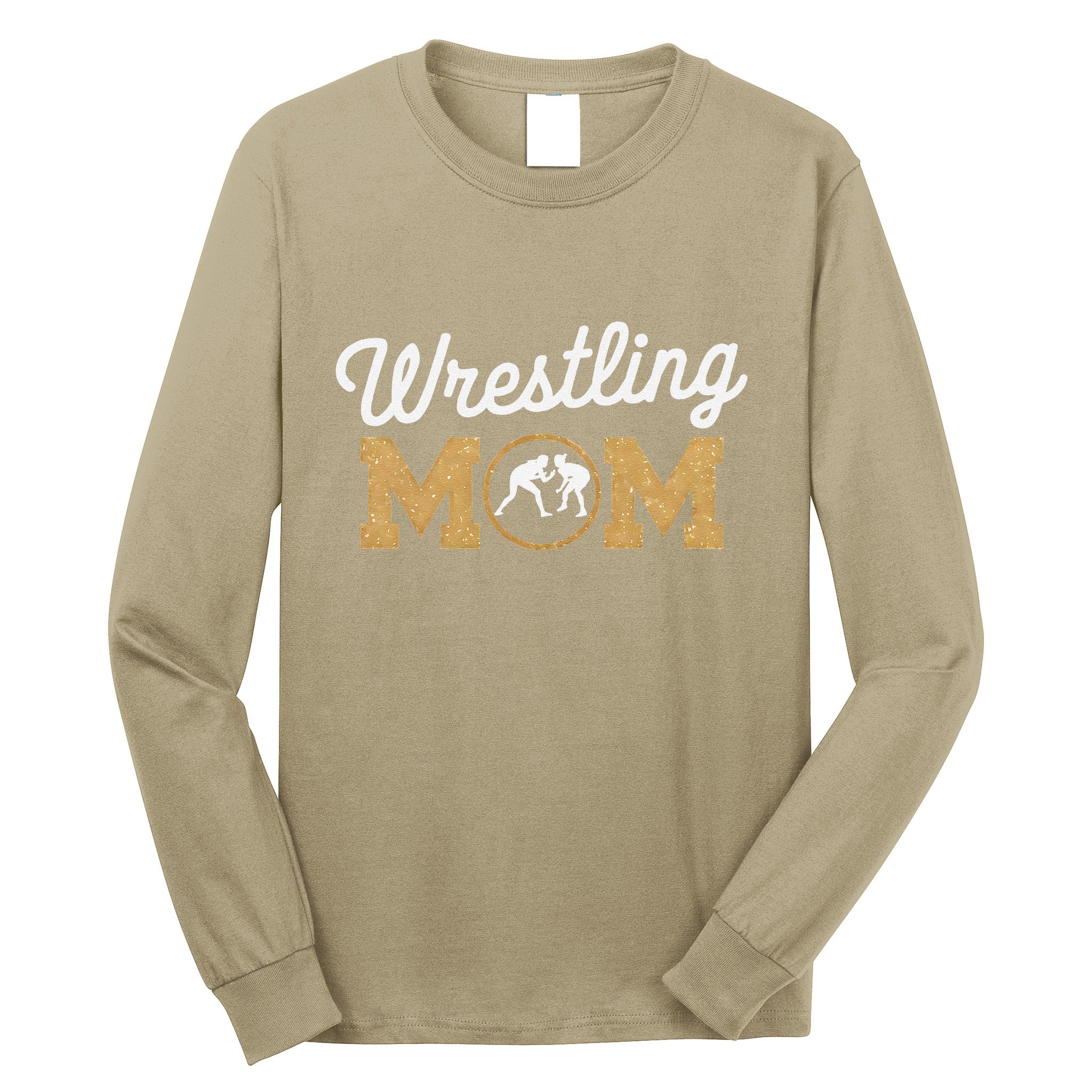 Wrestling Mom Funny Wrestling For Women Wrestler Mom Long Sleeve Shirt