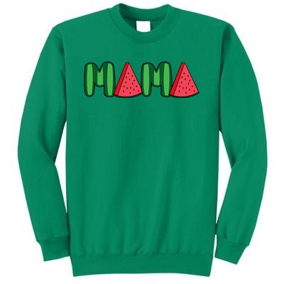 Watermelon Mama Fruitarian Lover Mom Summer Fruit Mother Sweatshirt