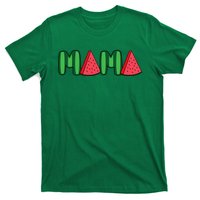 Watermelon Mama Fruitarian Lover Mom Summer Fruit Mother T-Shirt