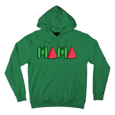 Watermelon Mama Fruitarian Lover Mom Summer Fruit Mother Tall Hoodie