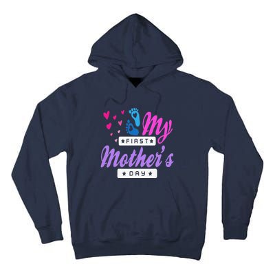 Women's My First Mothers Day Pregnancy Announcement Tall Hoodie