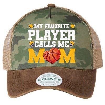 Wo My favourite player call me mom basketball Mothersday Legacy Tie Dye Trucker Hat