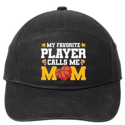 Wo My favourite player call me mom basketball Mothersday 7-Panel Snapback Hat