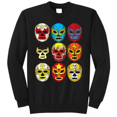 Wrestlers Masks Funny Sweatshirt