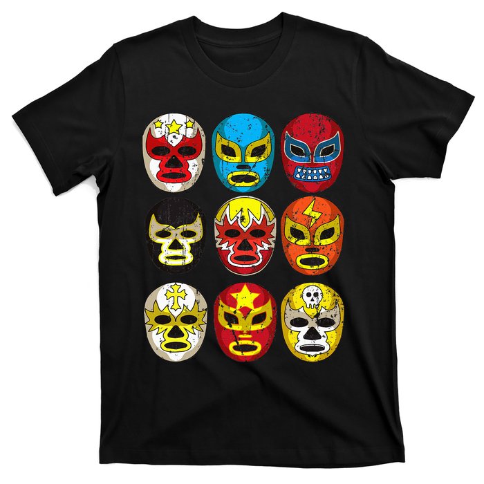 Wrestlers Masks Funny T-Shirt