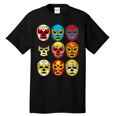 Wrestlers Masks Funny Tall T-Shirt