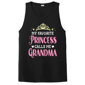 Wo My Favorite Princess Calls Me Grandma Funny Novelty Nana PosiCharge Competitor Tank